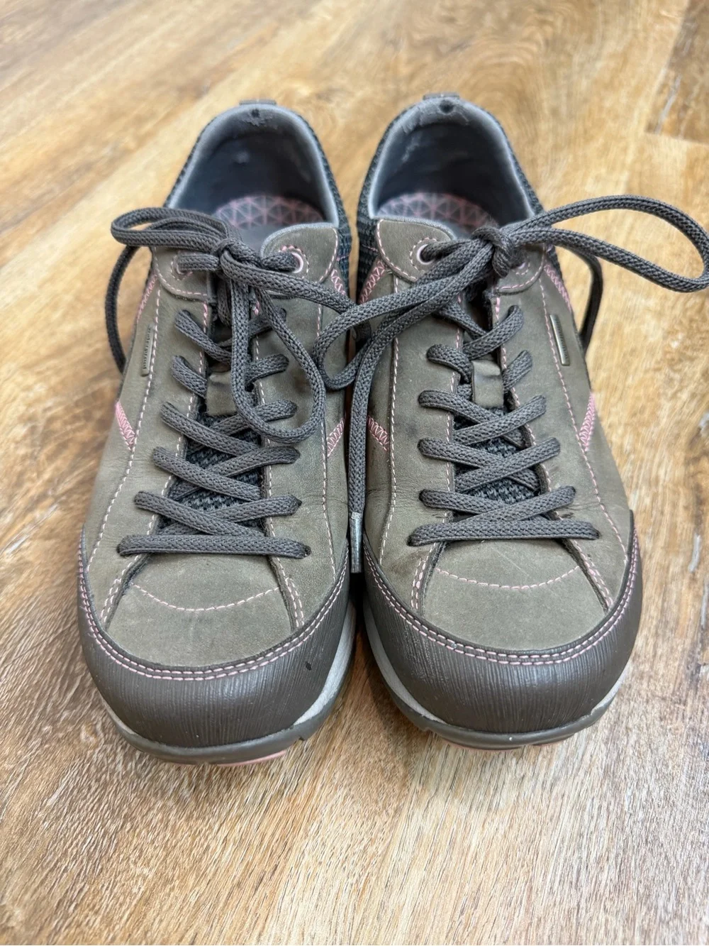 Dansko Paisley Walnut Hiking Shoes Brown Leather Sneaker Women's size 37EU